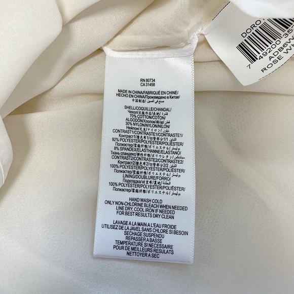 BCBGMaxAzria Dorothea Strapless Babydoll Mini Dress Fairy Whimsical Wedding - Picture 11 of 14